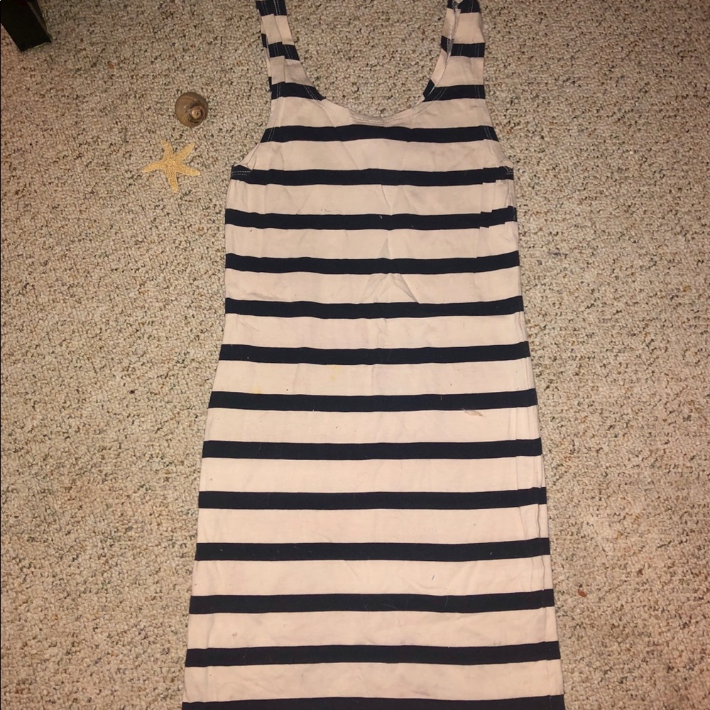 Tight Striped Bodycon Dress
